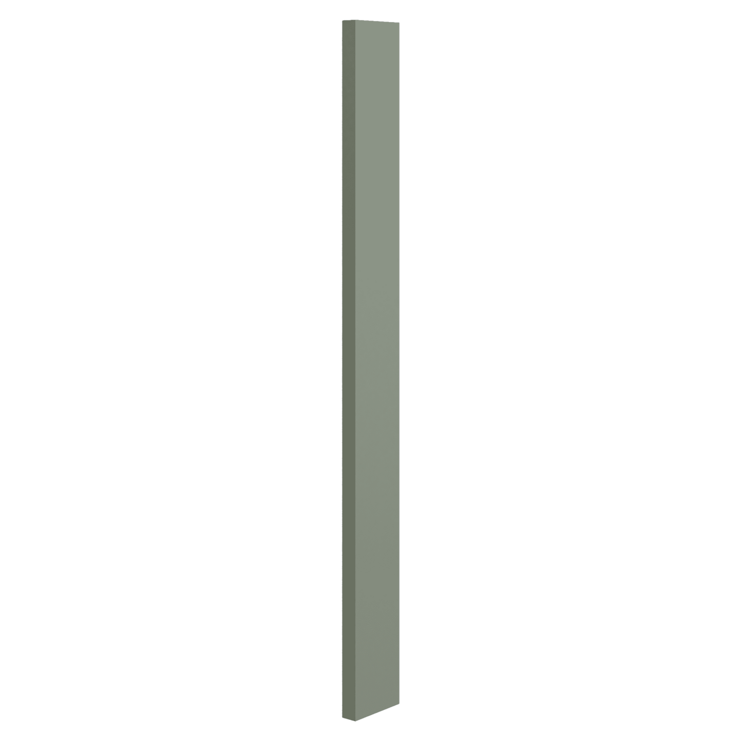 Wall Cabinet Filler Trim Pieces Wall Filler 3" x 30", 36" & 42" Green Shaker 1-1/4" Overlay