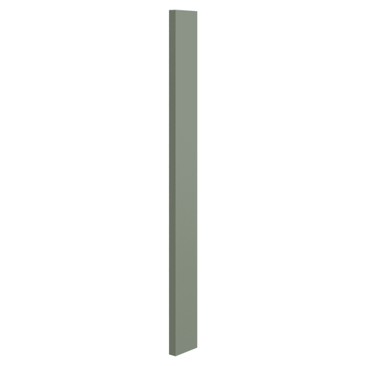 Wall Cabinet Filler Trim Pieces Wall Filler 3" x 30", 36" & 42" Green Shaker 1-1/4" Overlay
