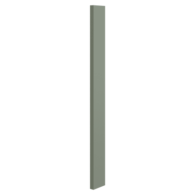 Wall Cabinet Filler Trim Pieces Wall Filler 3" x 30", 36" & 42" Green Shaker 1-1/4" Overlay