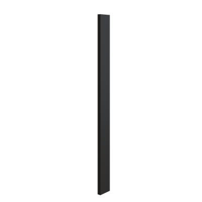 Wall Cabinet Filler Trim Pieces Wall Filler 3" x 30", 36" & 42" 15HNS Hermosa Noir Black Shaker 1-1/4" Overlay