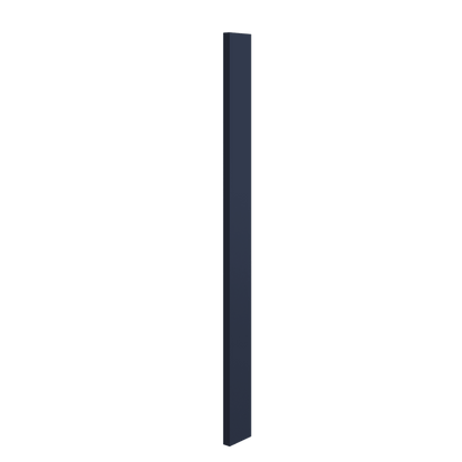 Wall Cabinet Filler Trim Pieces Wall Filler 3" x 30", 36" & 42" NB29 Naval Blue Shaker 1-1/4" Overlay