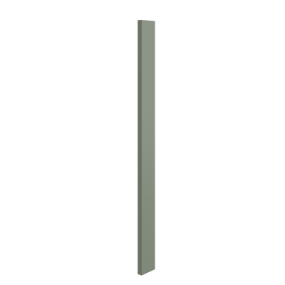 Wall Cabinet Filler Trim Pieces Wall Filler 3" x 30", 36" & 42" Green Shaker 1-1/4" Overlay