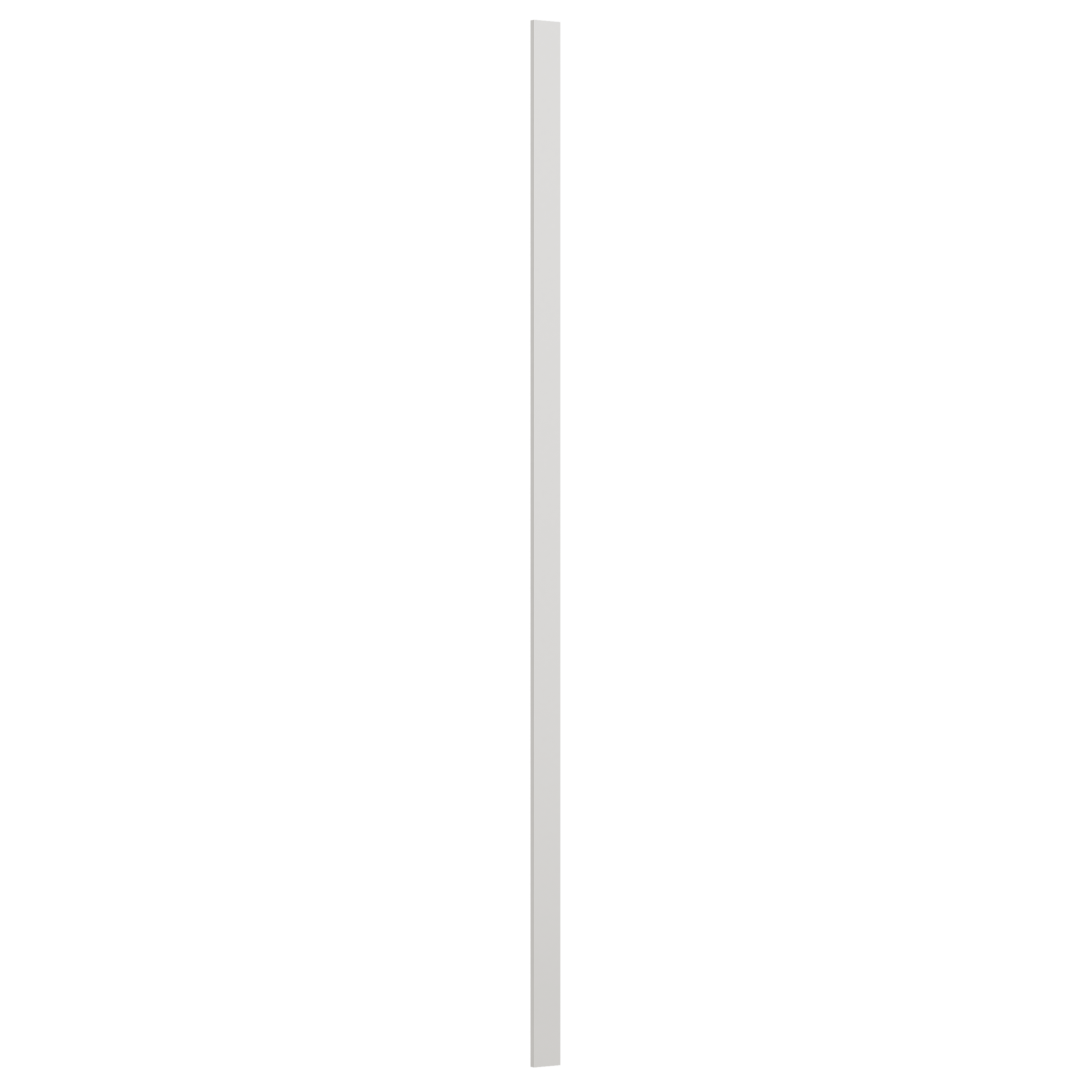 27LGDS Laguna Gray Double Shaker Tall Cabinet Filler Trim Pieces 3" & 6" x 96" Tall Filler
