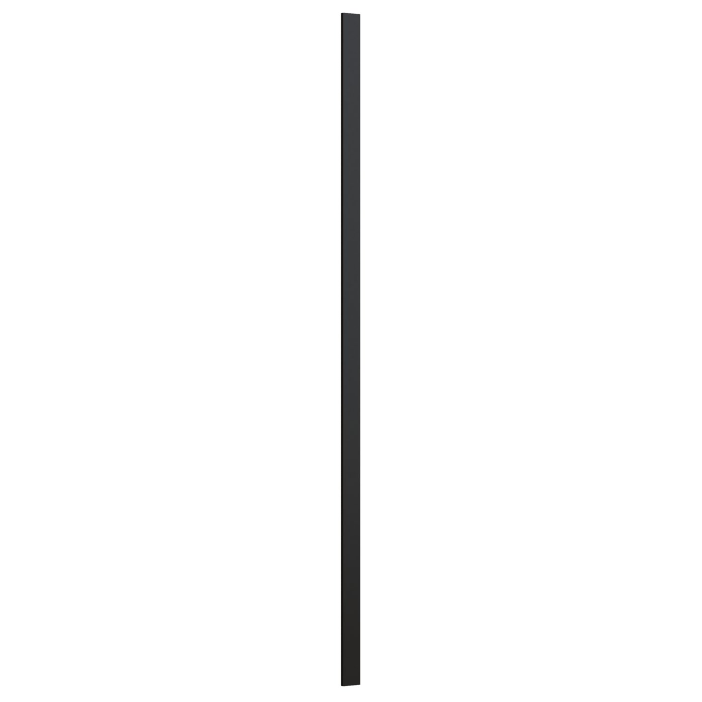 Fridge Filler Trim Pieces 3" & 6" up to 96" Tall Filler HNS15 Hermosa Noir Black Shaker 1-1/4" Overlay Cabinet
