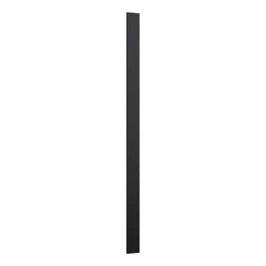 Fridge Filler Trim Pieces 3" & 6" up to 96" Tall Filler HNS15 Hermosa Noir Black Shaker 1-1/4" Overlay Cabinet