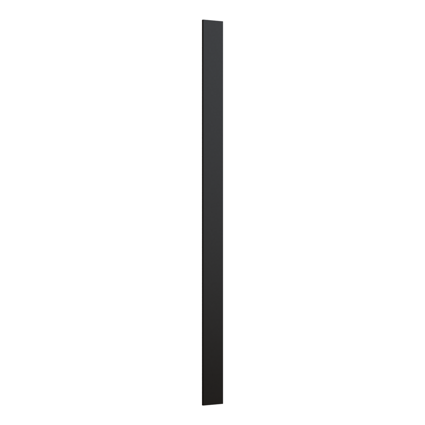 Fridge Filler Trim Pieces 3" & 6" up to 96" Tall Filler HNS15 Hermosa Noir Black Shaker 1-1/4" Overlay Cabinet