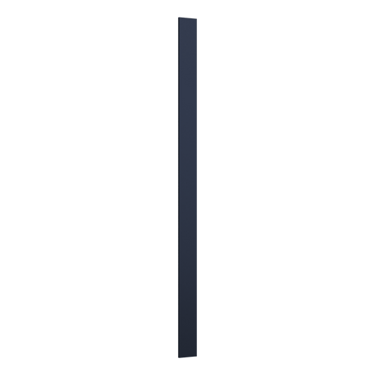 Tall Cabinet Filler Trim Pieces 3" & 6" x 96" Tall Filler NB29 Naval Blue Shaker 1-1/4" Overlay