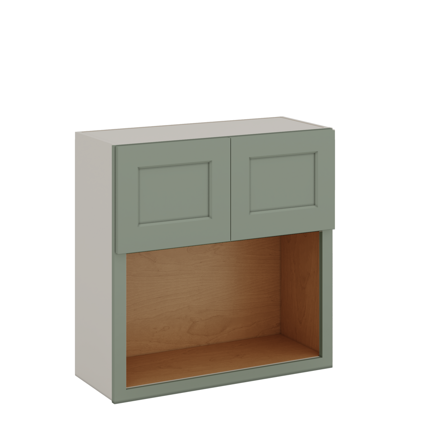 Sage Green Microwave all Cabinet Shaker