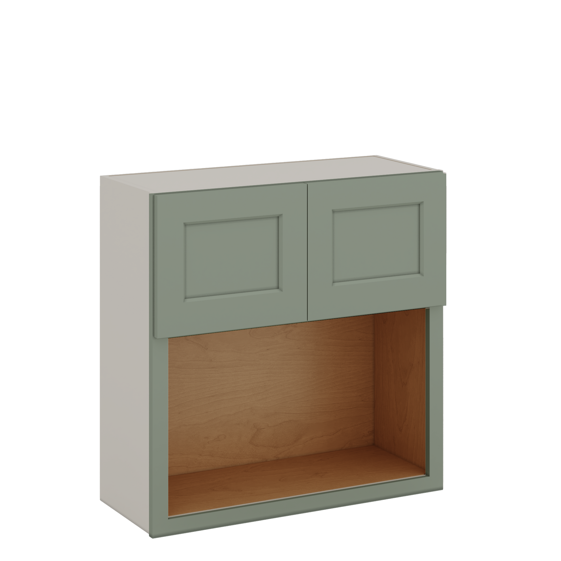Sage Green Microwave all Cabinet Shaker