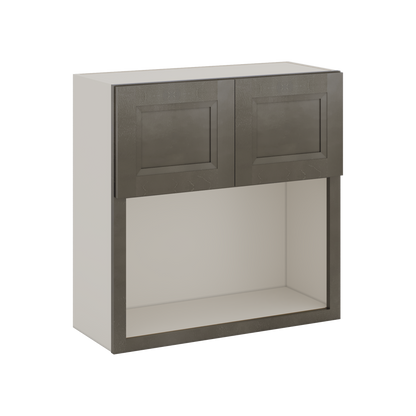 Microwave Shelf Cabinet Huntington Cinder Double Shaker Cabinet 27" Wide by 30", 36" & 42" Tall