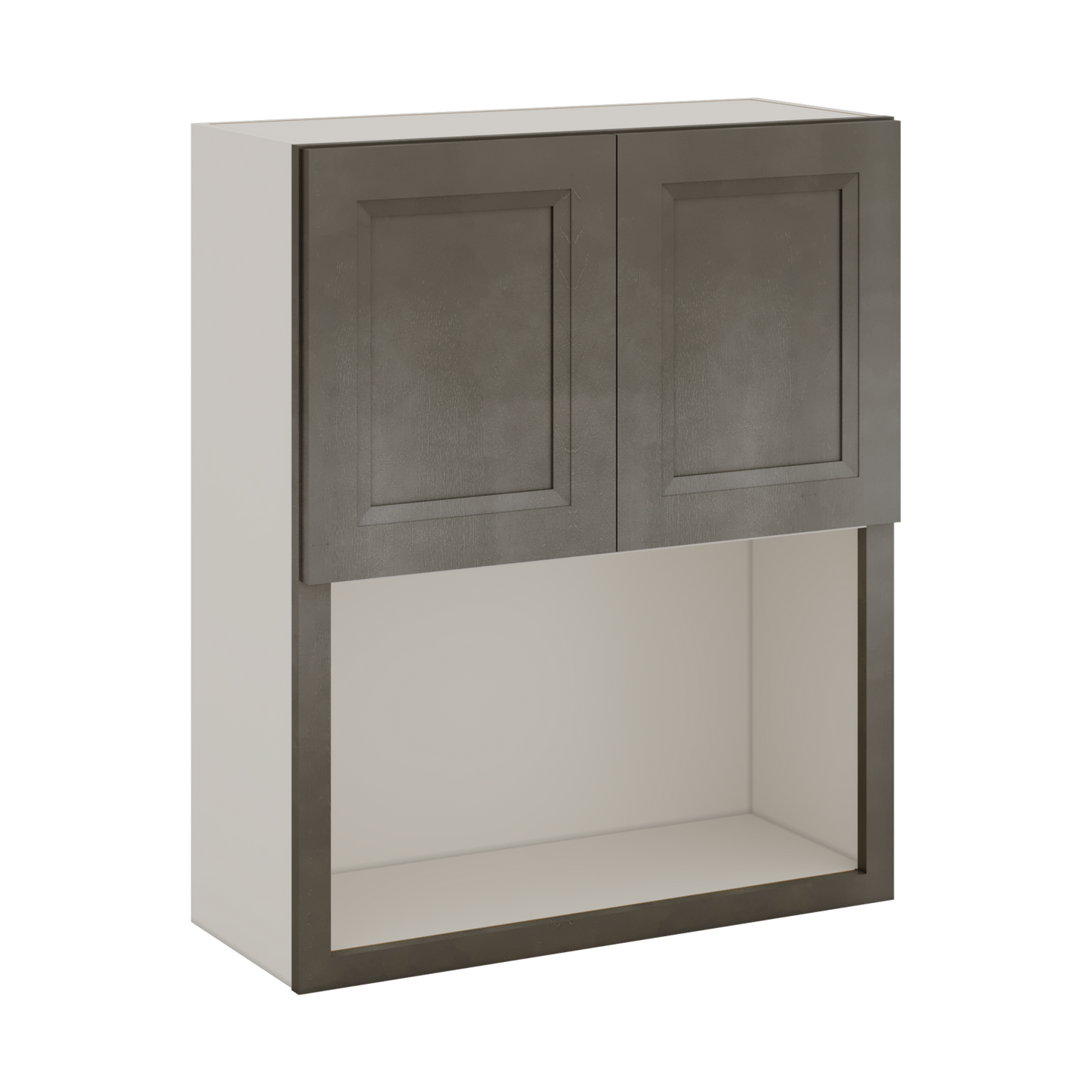 Microwave Shelf Cabinet Huntington Cinder Double Shaker Cabinet 27" Wide by 30", 36" & 42" Tall