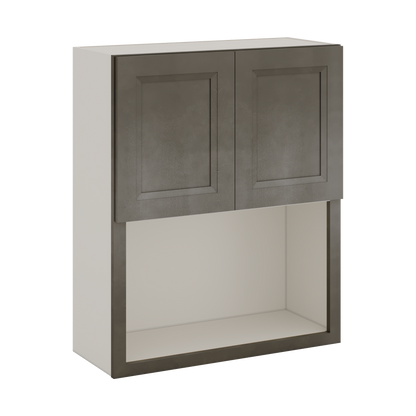 Microwave Shelf Cabinet Huntington Cinder Double Shaker Cabinet 27" Wide by 30", 36" & 42" Tall