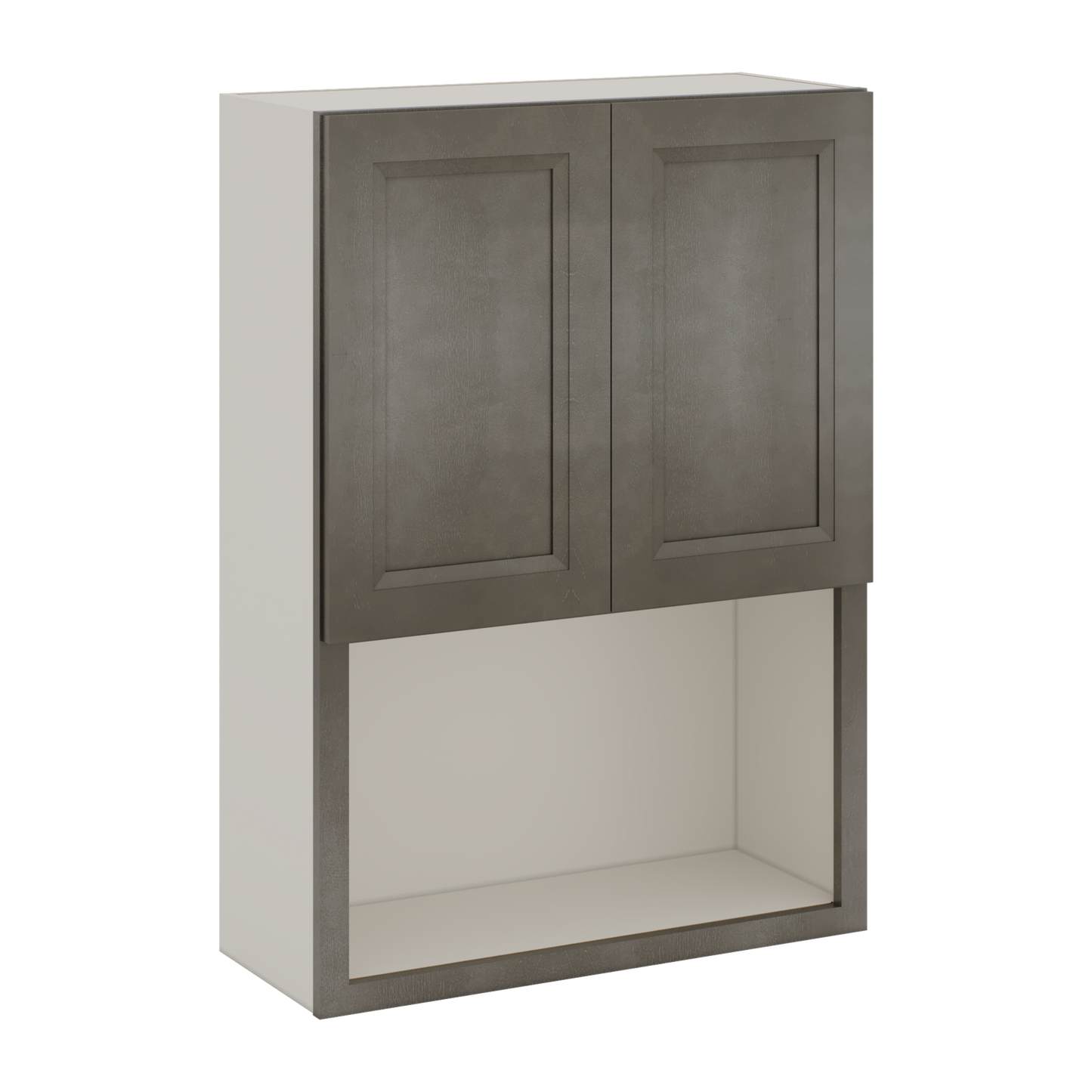 Microwave Shelf Cabinet Huntington Cinder Double Shaker Cabinet 27" Wide by 30", 36" & 42" Tall