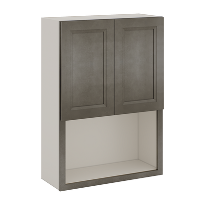 Microwave Shelf Cabinet Huntington Cinder Double Shaker Cabinet 27" Wide by 30", 36" & 42" Tall