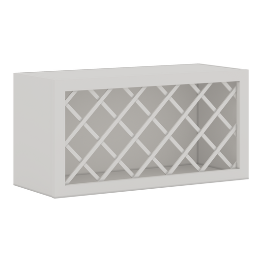 Wine Rack 27LGDS Laguna Gray Double Shaker Cabinet