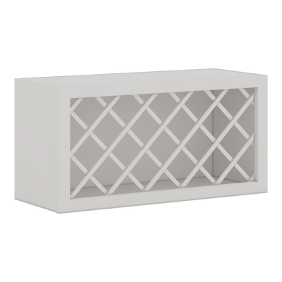 Wine Rack 27LGDS Laguna Gray Double Shaker Cabinet