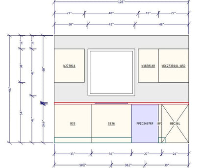 Snow White Inset Shaker - Size 10' x 10' - Complete Kitchen Cabinet Package $4,535.79