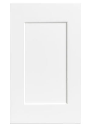 White Shaker 1-1/4" Overlay Kitchen Cabinets
