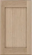 Sample Door Natural Color 17ROS - Redondo White Oak Shaker 1-1/4" Overlay Shaker