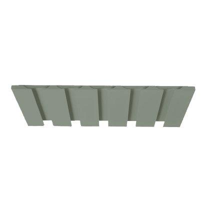 Wine Glass Holder Green Shaker Shelf 1-1/4" Overlay