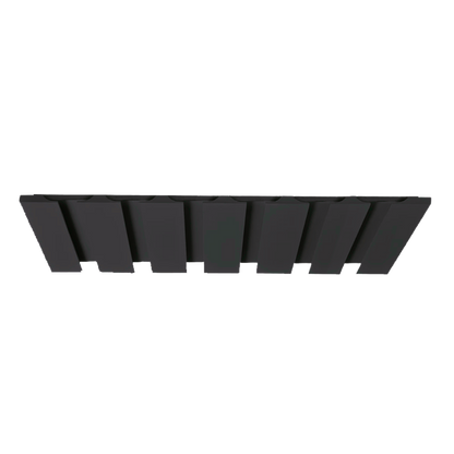 Wine Glass Holder 15HNS Hermosa Noir Black Shaker Shelf 1-1/4" Overlay