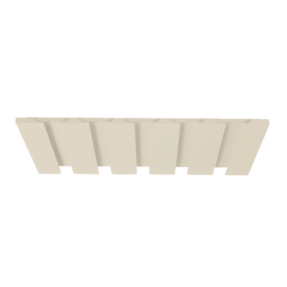 Wine Glass Holder Manhattan Cream Shaker Shelf 1-1/4" Overlay