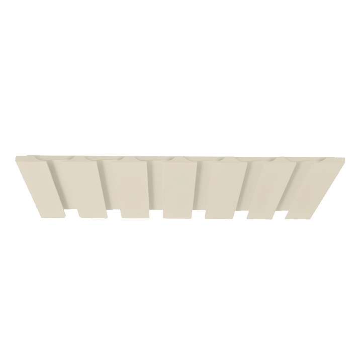 Wine Glass Holder Manhattan Cream Shaker Shelf 1-1/4" Overlay