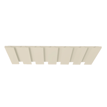 Wine Glass Holder Manhattan Cream Shaker Shelf 1-1/4" Overlay