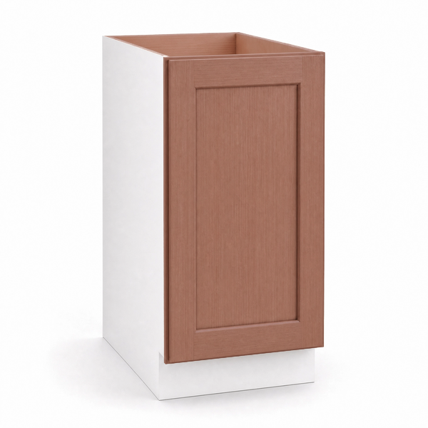 White Oak Rift Base Cabinet in Chestnut Stain, Miami II door