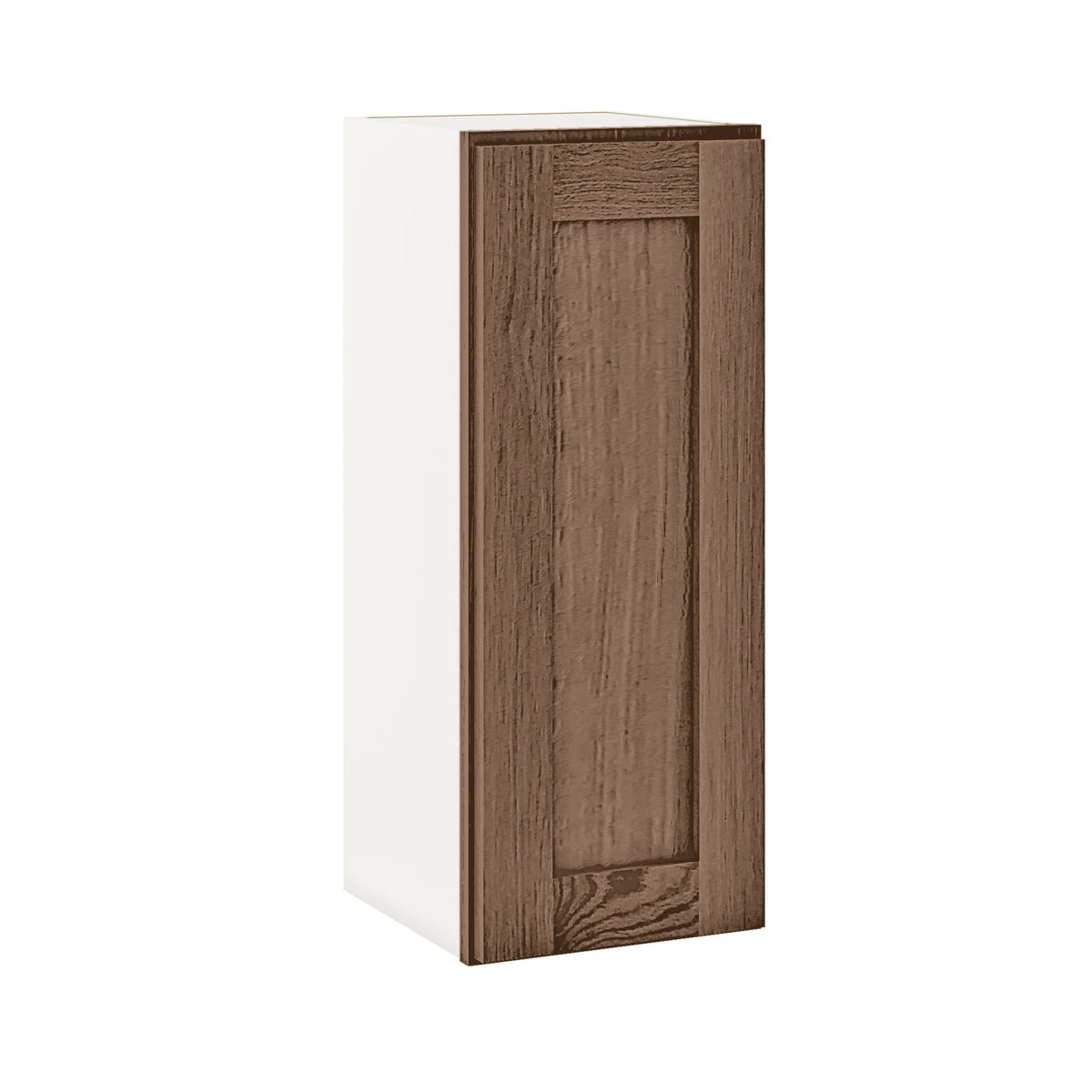 9"-21" Wide | Single Door & Drawer | Coffee Bean Shaker Base Cabinet | 1-1/4" Overlay RTA