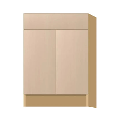 Contemporary base door & drawer cabinet, Maine Oak door, P-Box (Prestige)