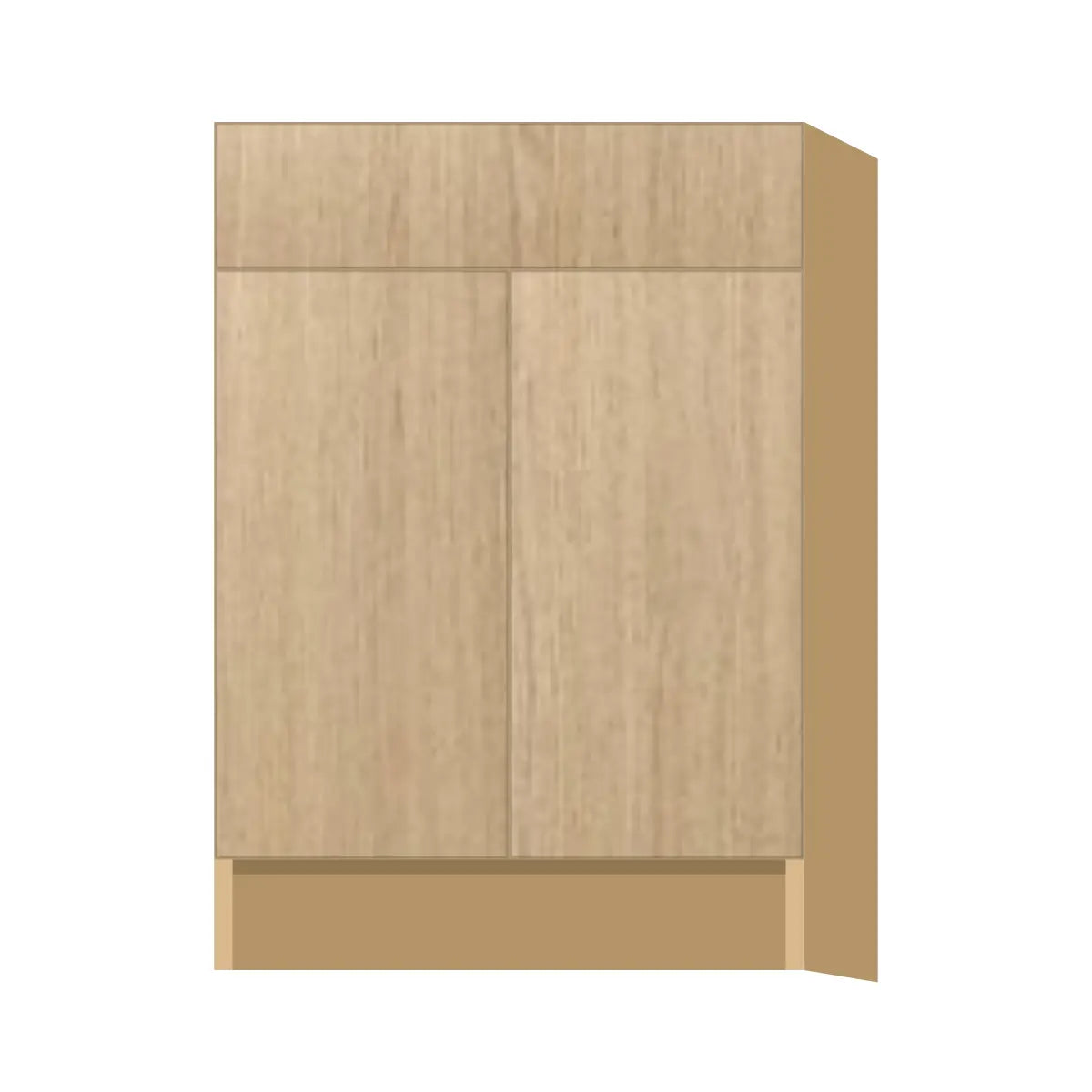 Contemporary base door & drawer cabinet, Modern Oak door, P-Box (Prestige)