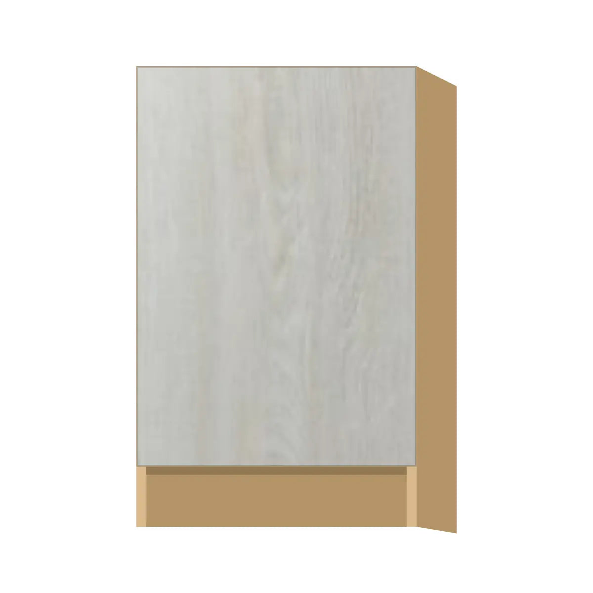 Contemporary base full-height door cabinet, Artisan White Oak door, P-Box (Prestige)