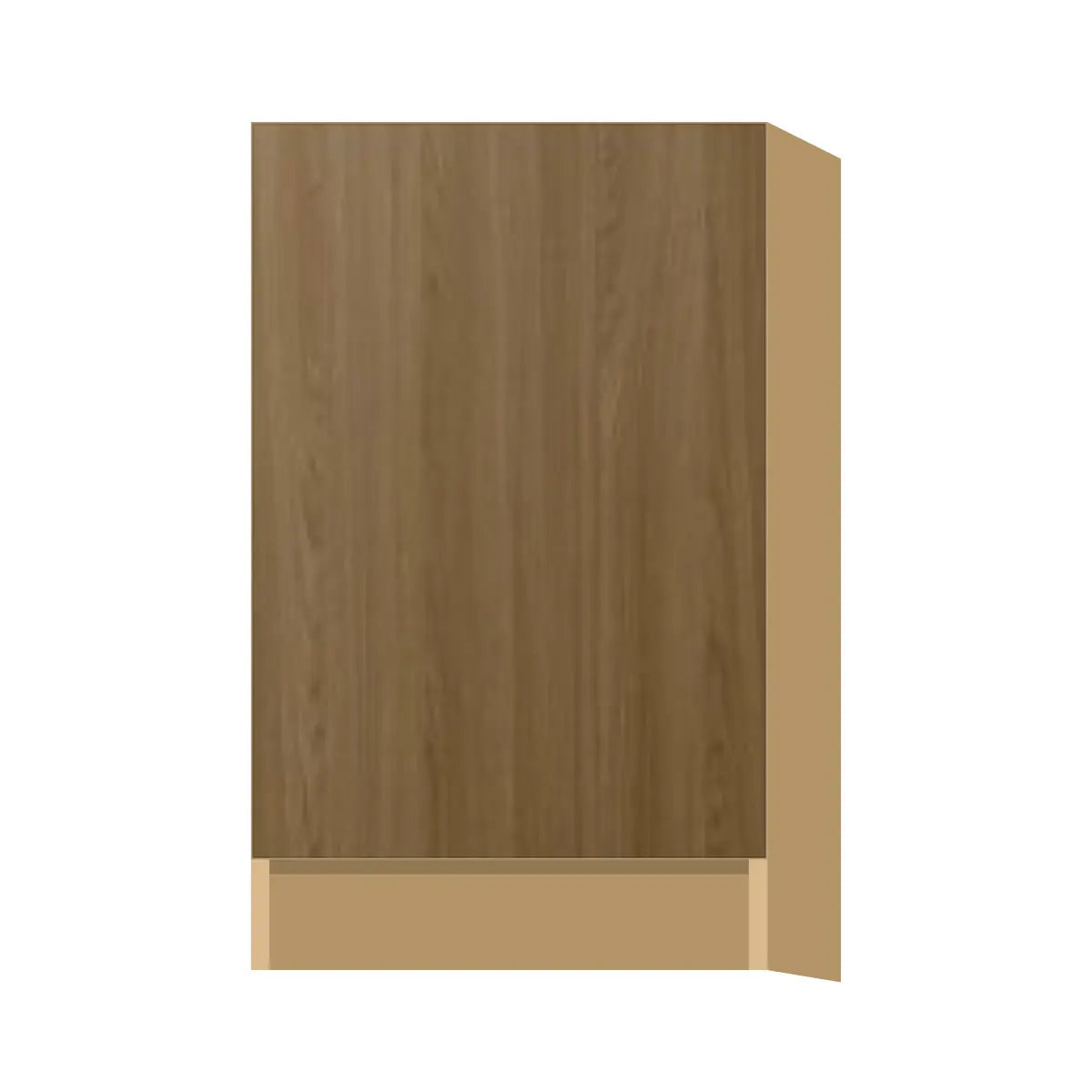 Contemporary base full-height door cabinet, Barcelona Dark Oak door, P-Box (Prestige)