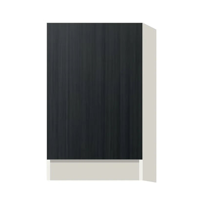 Contemporary base full-height door cabinet, Black Grain door, L-Box (Luxury)