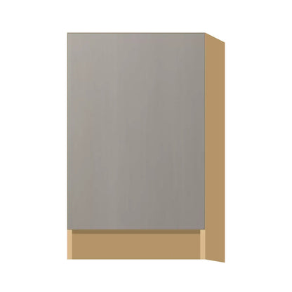 Contemporary base full-height door cabinet, Fog Oak door, P-Box (Prestige)