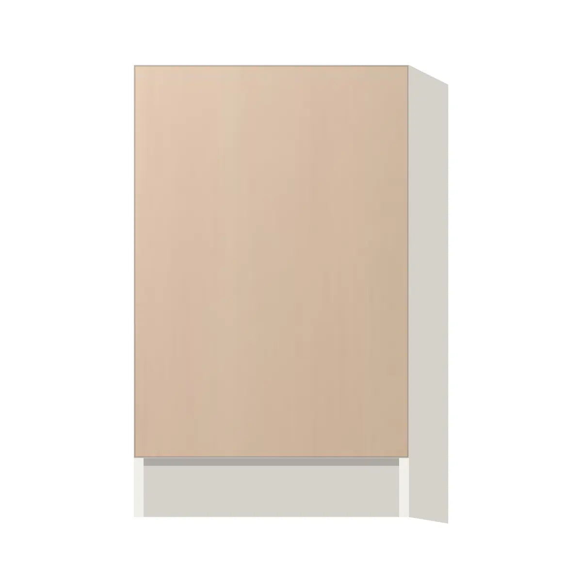 Contemporary base full-height door cabinet, Maine Oak door, L-Box (Luxury)