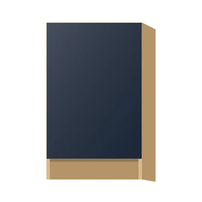 Contemporary base full-height door cabinet, Matte Blue door, P-Box (Prestige)
