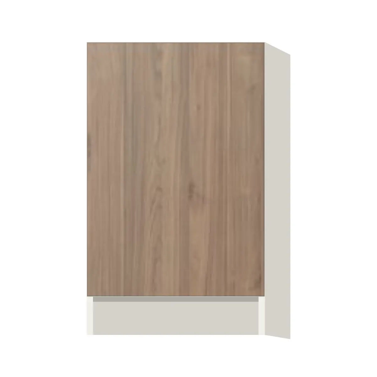 Contemporary base full-height door cabinet, Moonnut door, L-Box (Luxury)