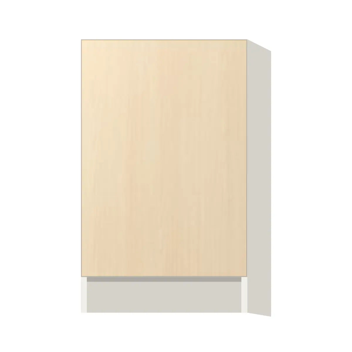 Contemporary base full-height door cabinet, Riva Oak door, L-Box (Luxury)
