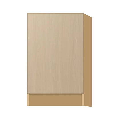 Contemporary base full-height door cabinet, Swiss Walnut door, P-Box (Prestige)