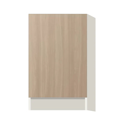 Contemporary base full-height door cabinet, Vanilla Oak door, L-Box (Luxury)