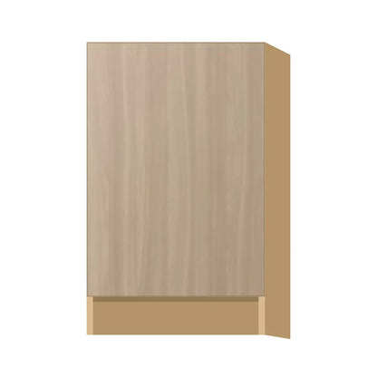 Contemporary base full-height door cabinet, Vanilla Oak door, P-Box (Prestige)