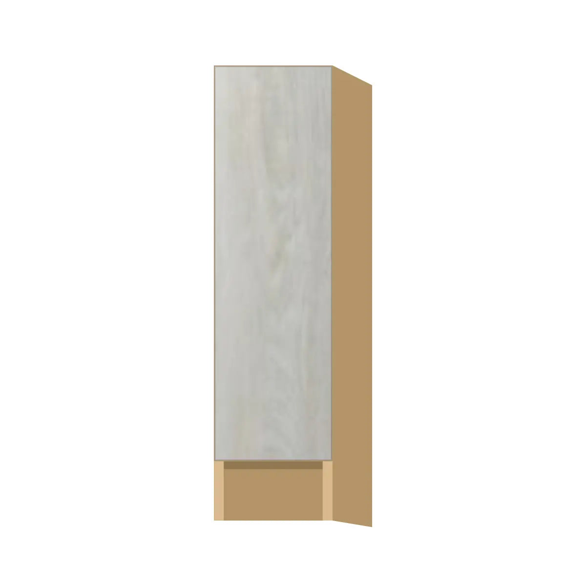 Contemporary spice pull-out base cabinet, Artisan White Oak door, P-Box (Prestige)