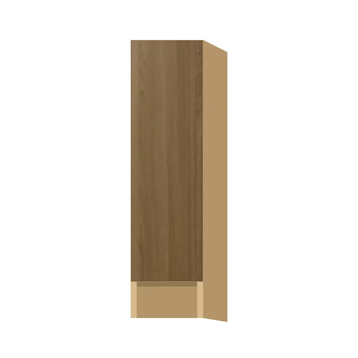 Contemporary spice pull-out base cabinet, Barcelona Dark Oak door, P-Box (Prestige)