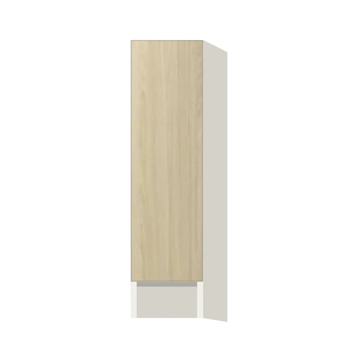 Contemporary spice pull-out base cabinet, Barcelona Light Oak door, L-Box (Luxury)