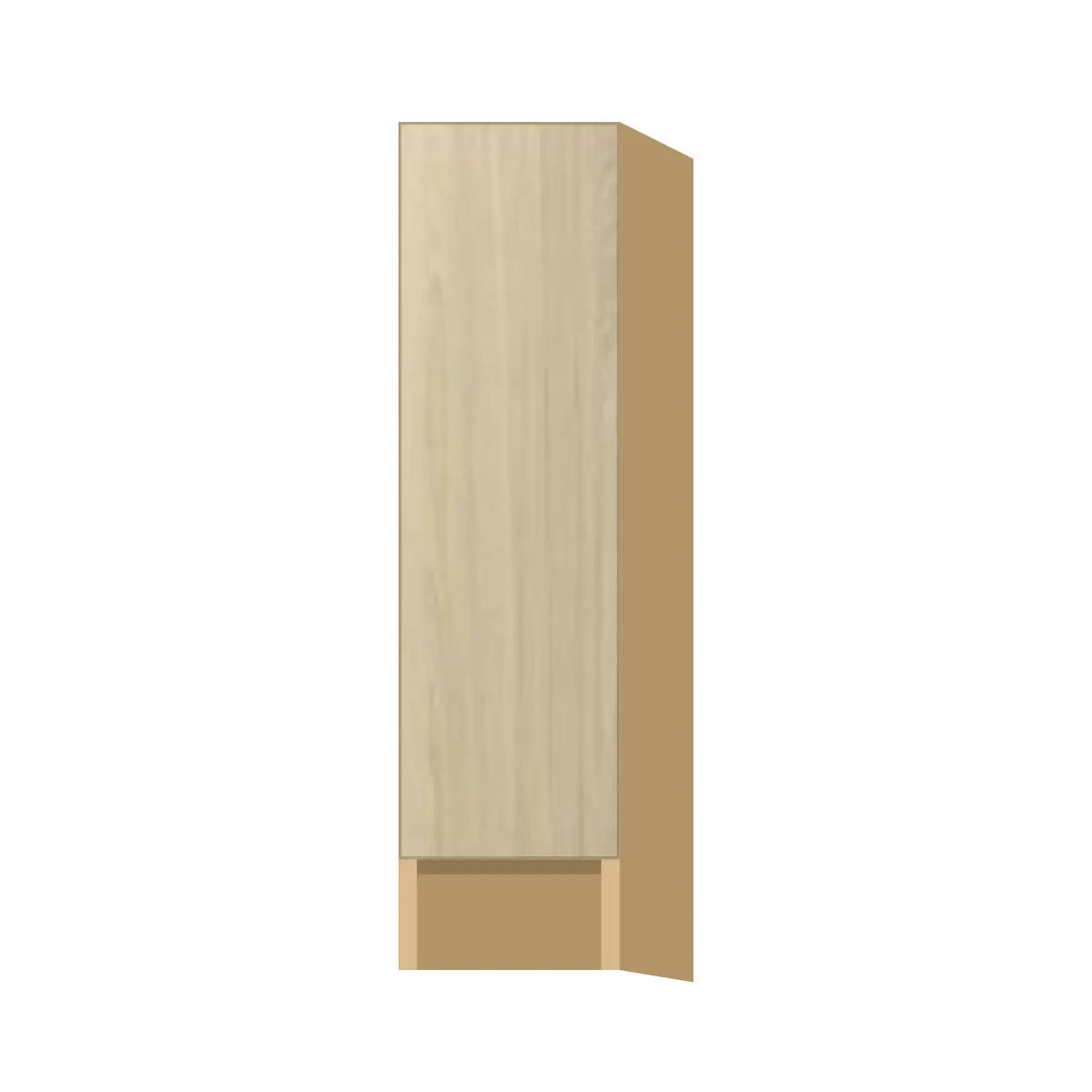Contemporary spice pull-out base cabinet, Barcelona Light Oak door, P-Box (Prestige)