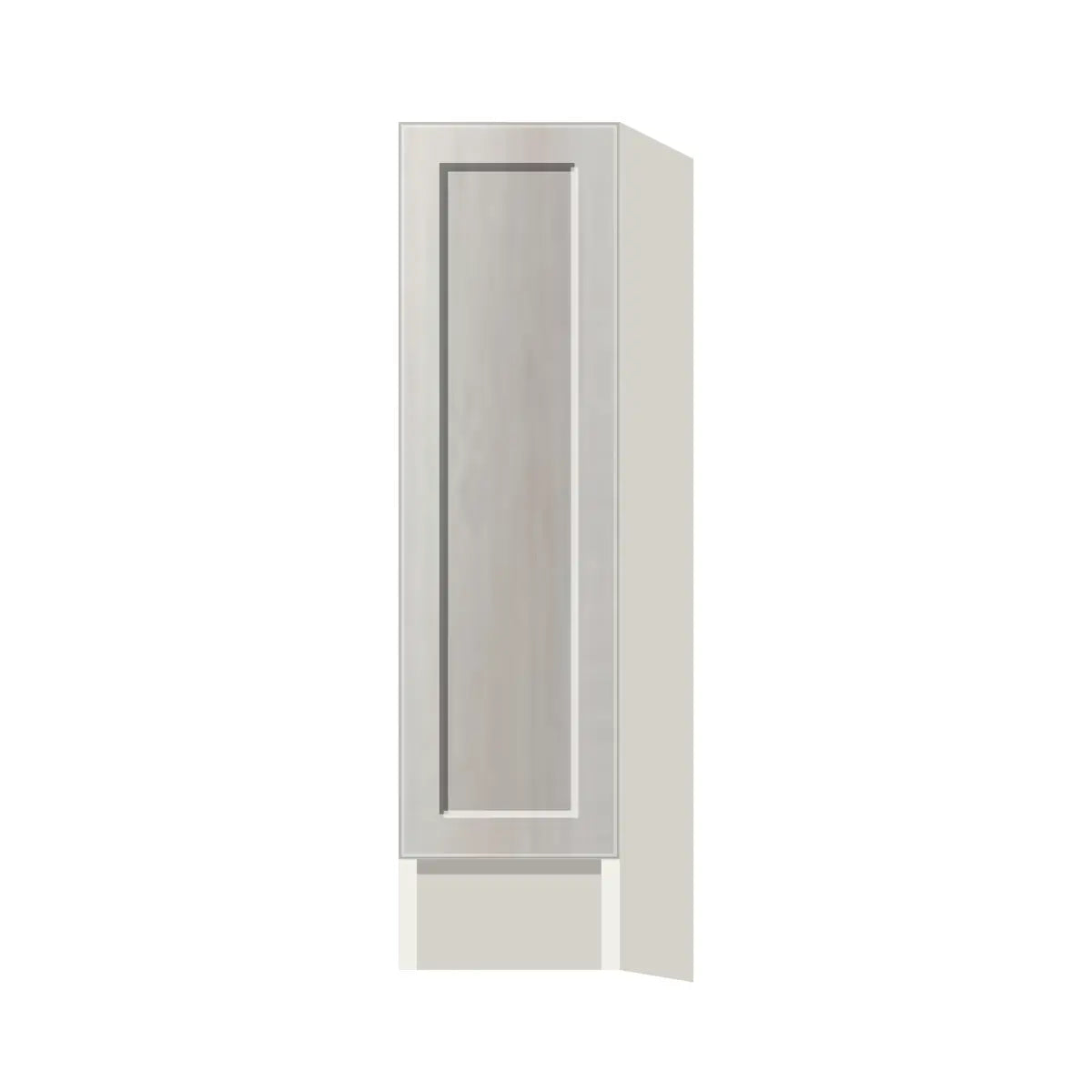 Contemporary spice pull-out base cabinet, Genesis Sliced Oak door, L-Box (Luxury)