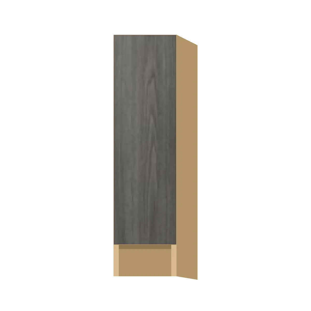 Contemporary spice pull-out base cabinet, Indian Light Walnut door, P-Box (Prestige)
