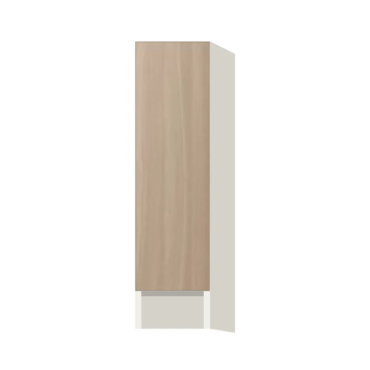 Contemporary spice pull-out base cabinet, Vanilla Oak door, L-Box (Luxury)